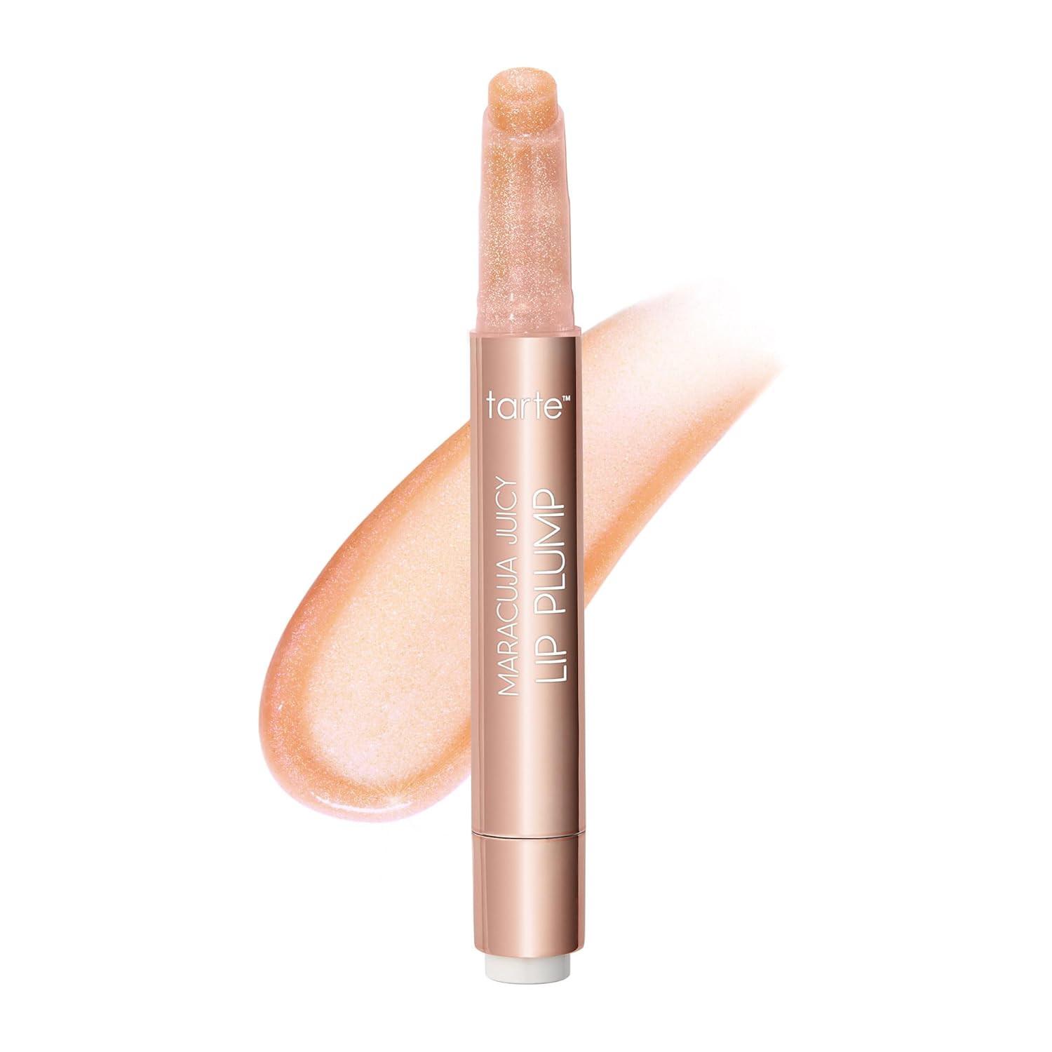 tarte maracuja juicy shimmer glass lip plump – Hydrating & Volumizing Lip Gloss Balm with Hyaluronic Acid & Vitamin E, Plumps & Moisturizes, Vegan & Cruelty-Free | Amazon (US)