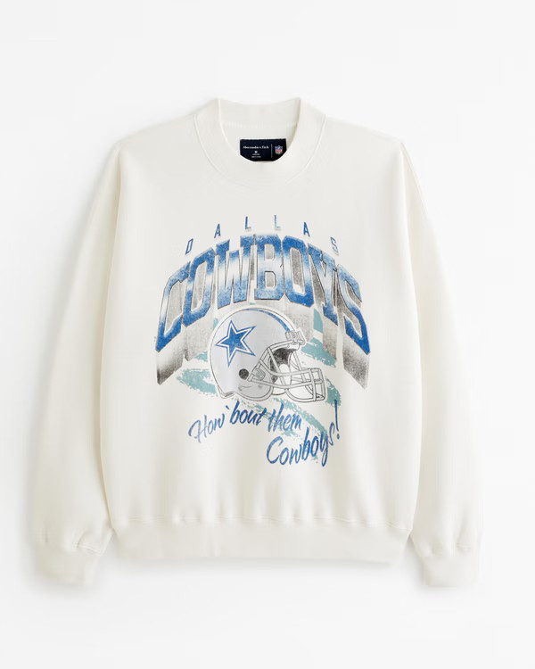 Dallas Cowboys Graphic Crew Sweatshirt | Abercrombie & Fitch (US)