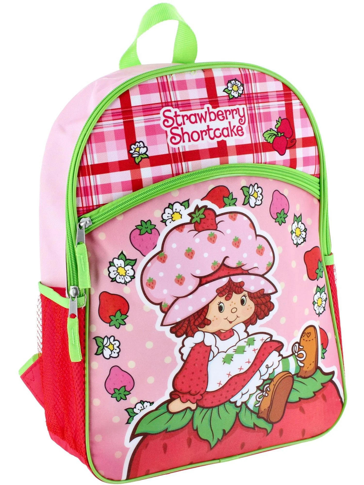Strawberry Shortcake 16" Backpack Bottom Half Moon with 1 Front Pocket | Walmart (US)