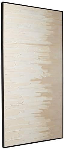 Signature Design by Ashley Jennaya Modern Abstract Framed Hand Painted Wall Art, 60 x 30, Beige | Amazon (US)