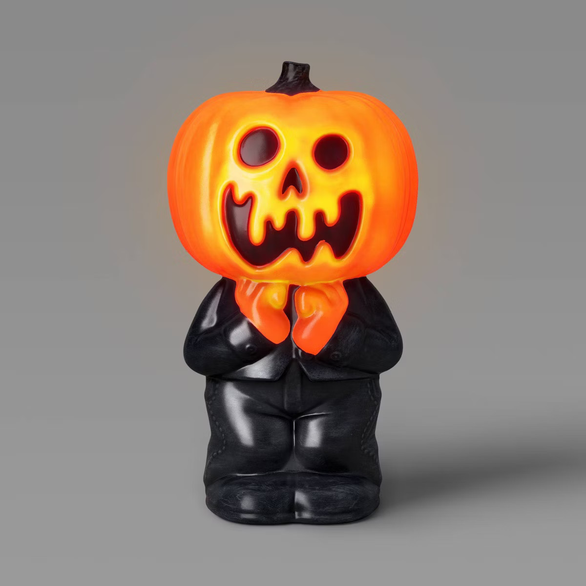 12.2" Scared Jack Lit Blow Mold Halloween Decorative Prop Orange - Hyde and EEK! Boutique™ | Target