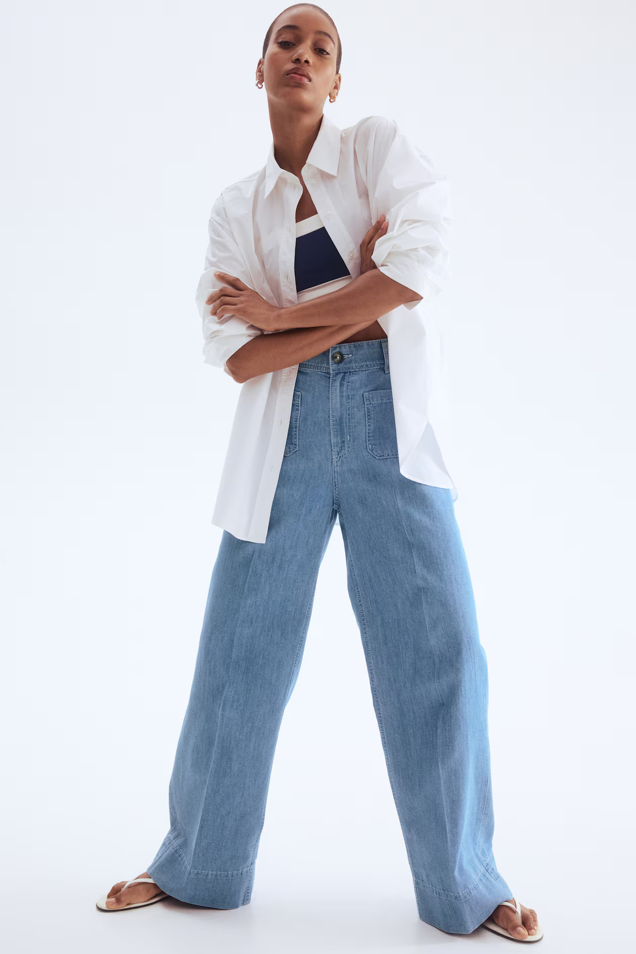 Wide High Jeans | H&M (UK, MY, IN, SG, PH, TW, HK)