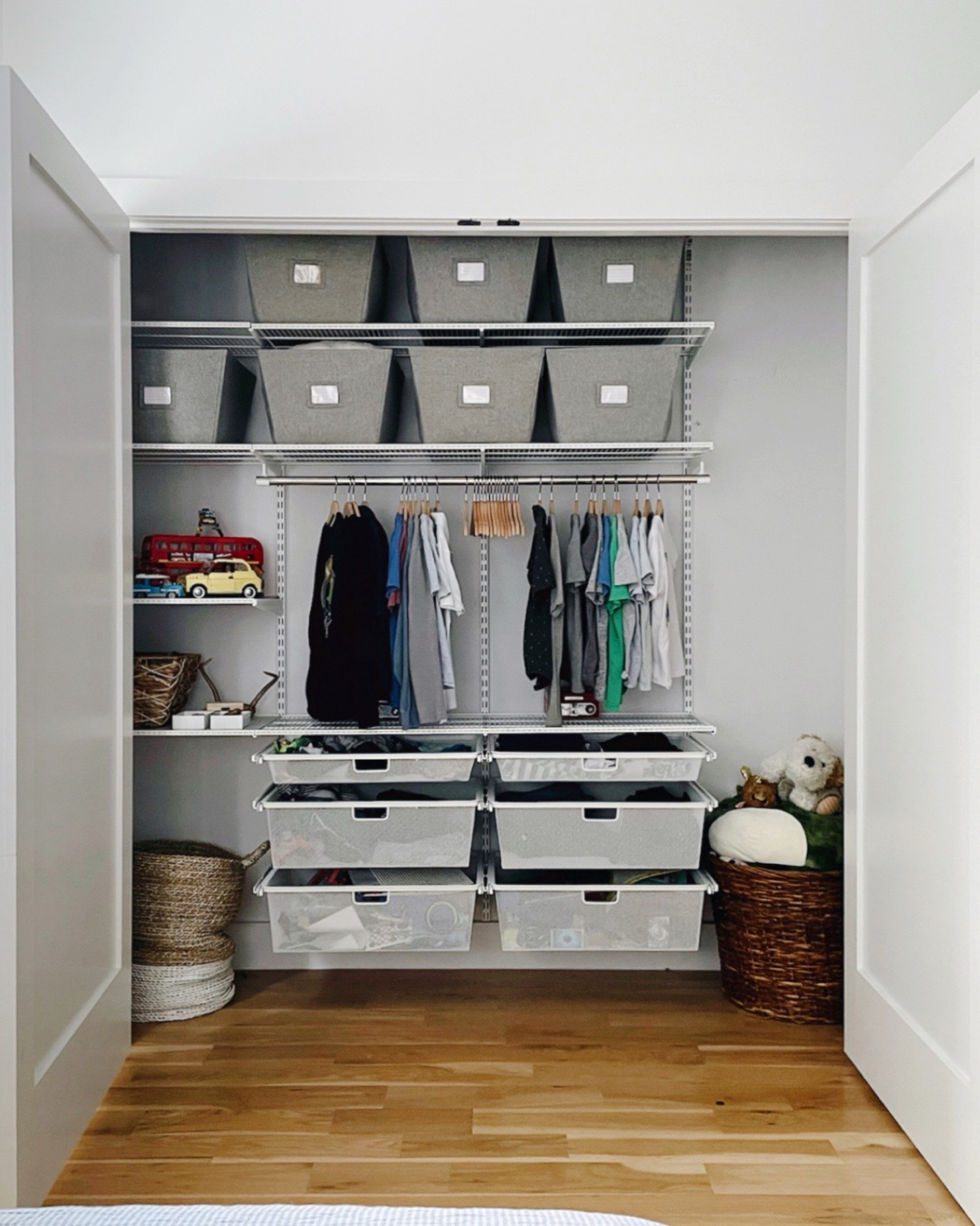 Kids closet storage made simple.

#LTKkids #LTKfamily #LTKhome