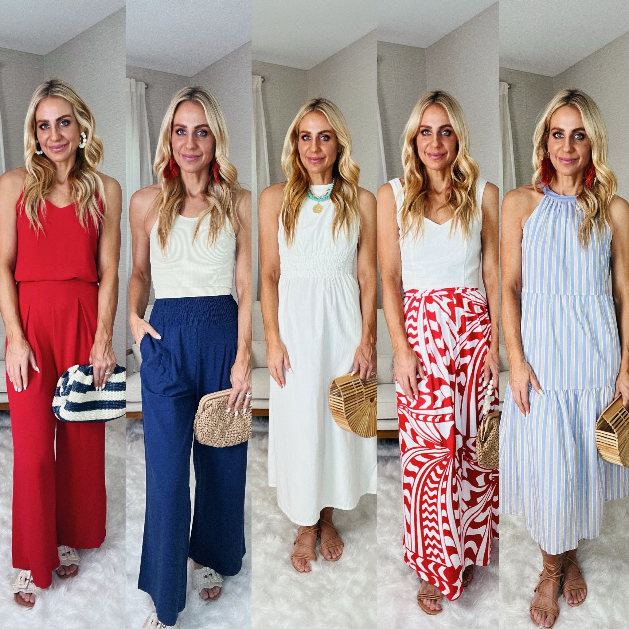 Fourth of July outfit ideas. Party outfit ideas. Holiday party outfit ideas. Amazon outfit ideas. Casual Fourth of July looks. 

#LTKFindsUnder50 #LTKSummerSales #LTKParties