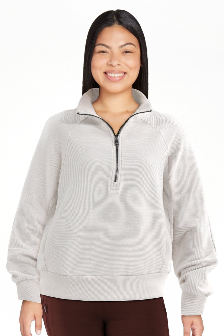 Avia Women's and Women's Ottoman 1/2 Zip Sweatshirt, Sizes XS-4X | Walmart (US)