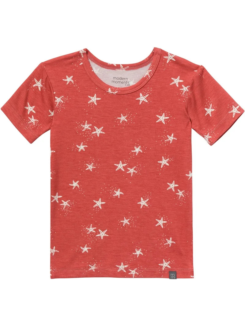 Modern Moments by Gerber Toddler Neutral Super Soft Pajama Short Set, 2-Piece, Sizes 12M-5T | Walmart (US)