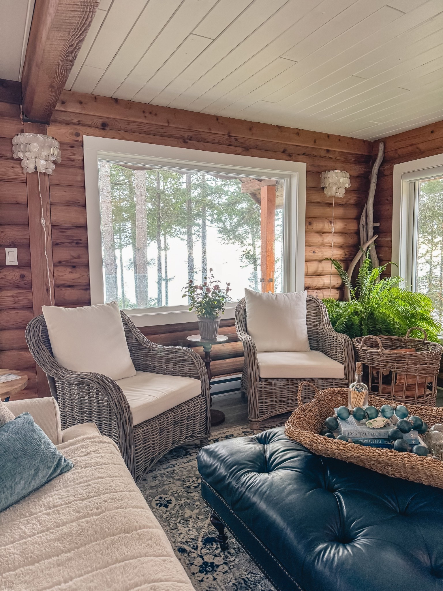 My Katrina wicker chairs have arrived!  They are the perfect coastal addition for my beach front log cabin. And so comfortable  

#LTKhome #LTKstyletip