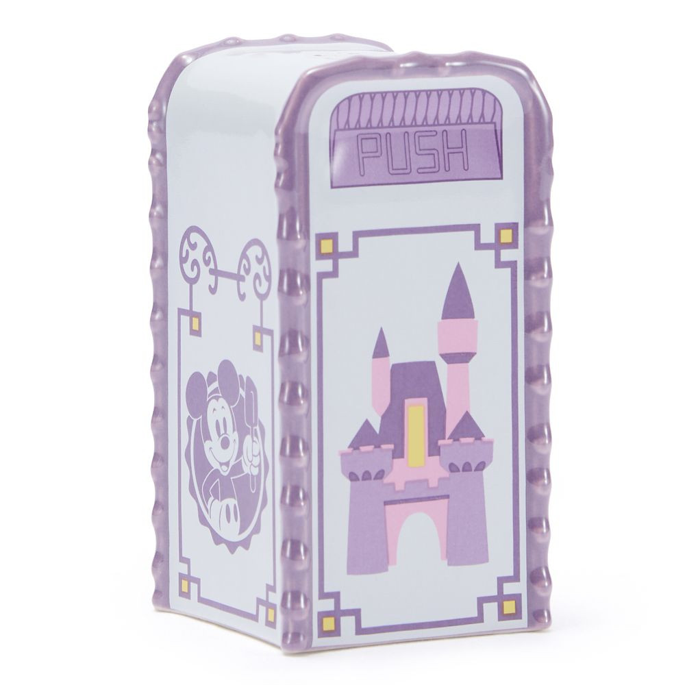 Mickey Mouse Disney Parks Trash Can Salt or Pepper Shaker \u2013 Purple | Disney Store | Disney Store