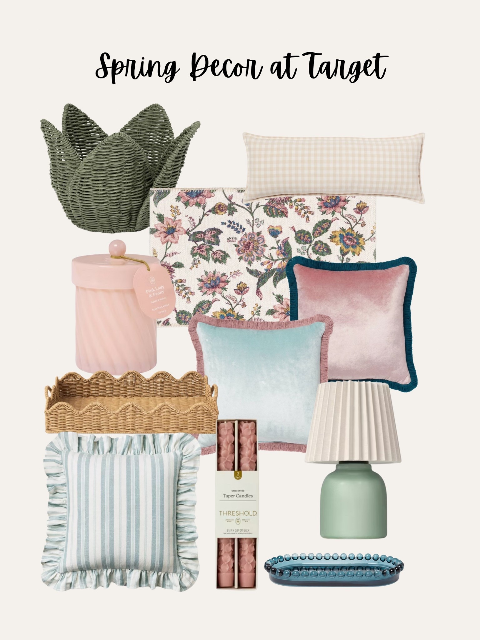 Spring decor just dropped at Target and these new arrivals are full of color, texture, and charm!

#LTKHome