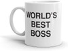 Click for more info about Coffee Mug With Dunder Mifflin, Unop Dunder Mifflin The Office-World’s Best Boss-11 oz Funny Ce...