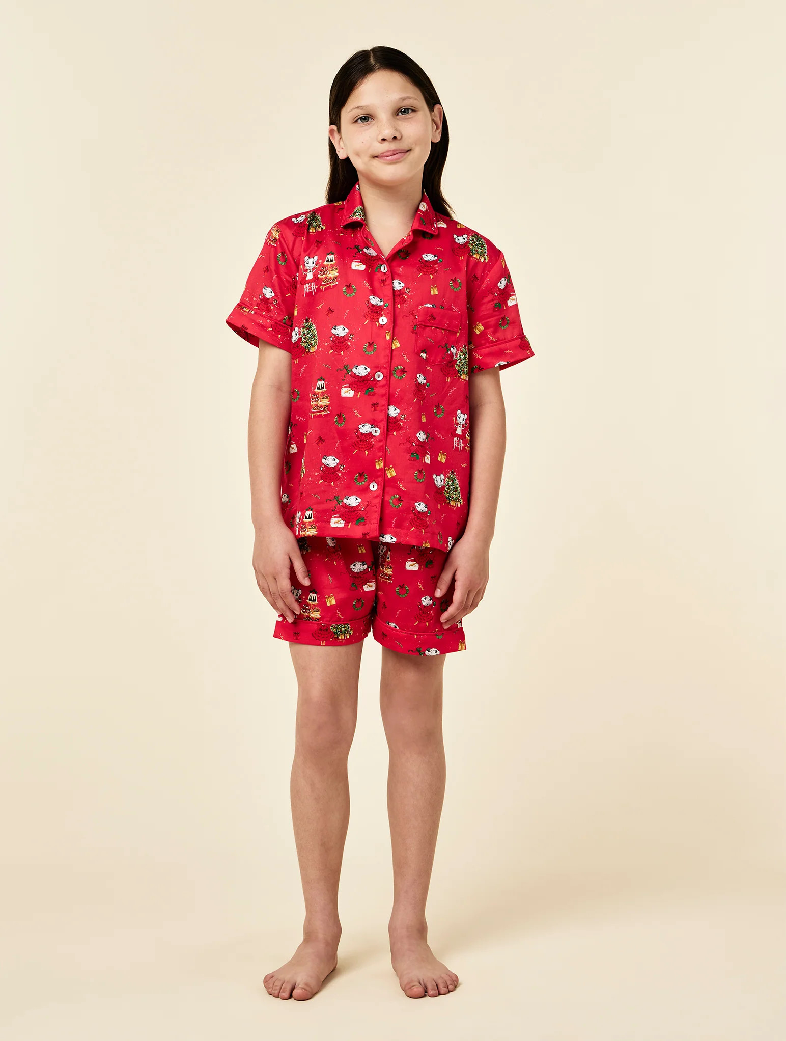Claris The Mouse Kids Boxer PJ Set | Papinelle Sleepwear AU