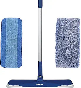 Bona Premium Microfiber Floor Mop for Dry and Wet Floor Cleaning - Includes Microfiber Cleaning P... | Amazon (US)