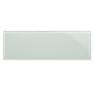 Affinity Tile GDM4GSIC Ice White Reflections - 4" x 12" Rectangle Wall Tile - Smooth Glass Visual... | Build.com, Inc.