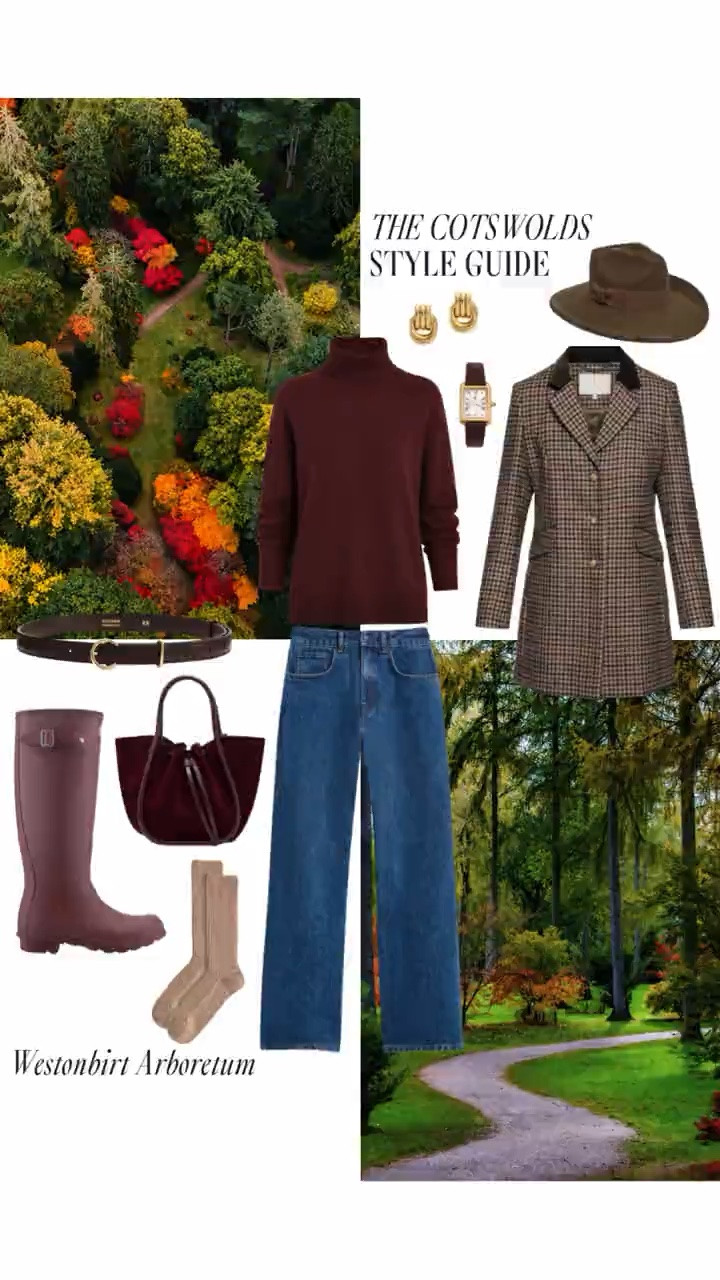 🍂 The Cotswolds are the perfect excuse to lean into timeless English countryside style.

In What to Wear in the Cotswolds, I’m sharing polished looks built around classic layers, rich autumn tones, heritage-inspired pieces, and the kind of effortless outfits that feel right at home among stone villages, cozy pubs, and long country walks.

Think quilted jackets, beautiful knits, tailored trousers, riding-inspired details, and elevated accessories you’ll wear well beyond the trip. Tap to shop the edit and bring a little English countryside charm into your fall wardrobe. 🤎✨

#LTKStyle #CotswoldsStyle #EnglishCountryside #FallFashion #HeritageStyle #ClassicStyle #TravelStyle #AutumnOutfits #OutfitInspiration #LTKFinds

#LTKSeasonal #LTKOver40 #LTKTravel