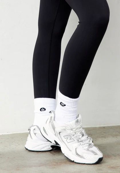 Astoria Logomark Socks  - White | astoria activewear