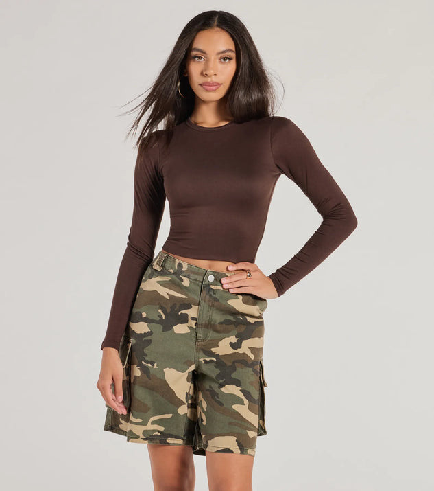 Essential Long Sleeve Crew Top | Windsor Stores