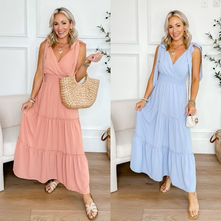 Amazon dress for summer on sale! Perfect for a summer vacation or dress it up for a wedding or shower // wearing my TTS 

Wedding guest dress, summer outfit, sandals 

#LTKSeasonal #LTKSaleAlert #LTKStyleTip