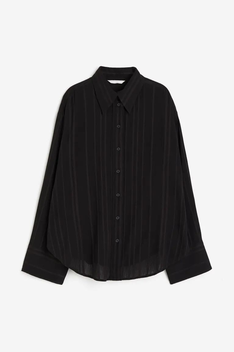 Oversized Crinkled Shirt | H&M (US + CA)