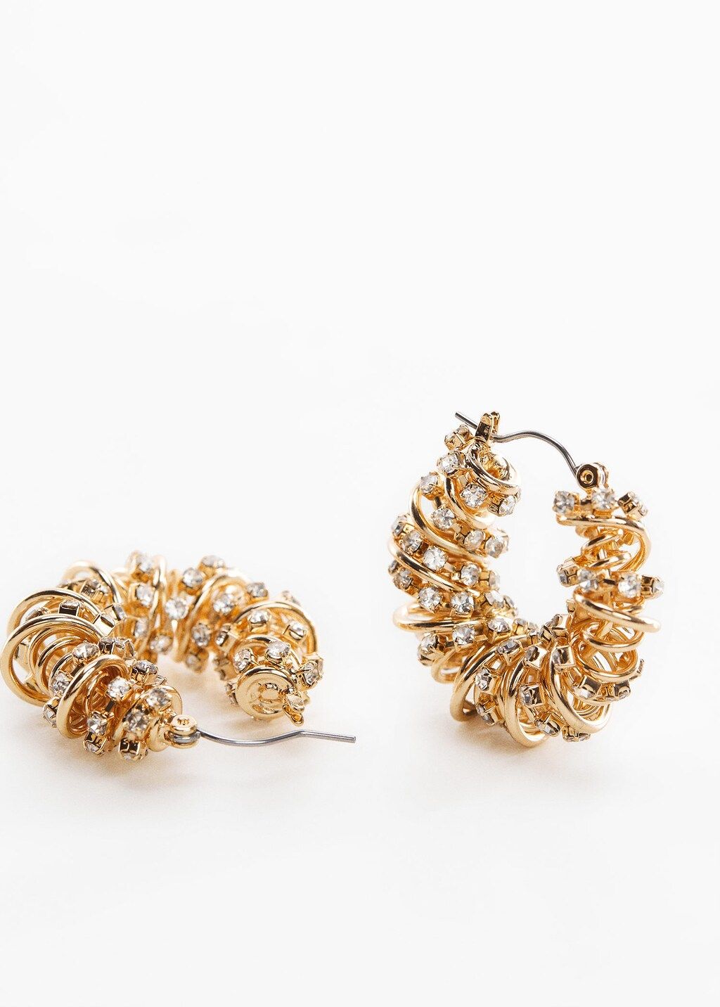Earrings combined crystals -  Women | Mango USA | MANGO (US)