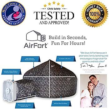 Amazon.com: The Original AIR FORT Build A Fort in 30 Seconds, Inflatable Fort for Kids (Mod About... | Amazon (US)