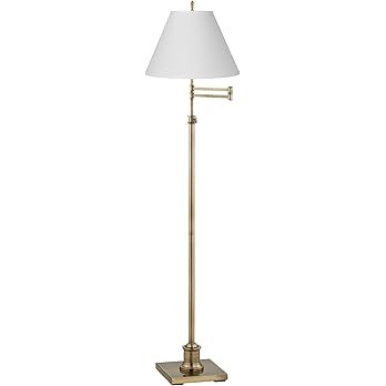 360 Lighting Westbury Traditional Swing Arm Floor Lamp Adjustable Height Standing 70" Tall Antiqu... | Amazon (US)