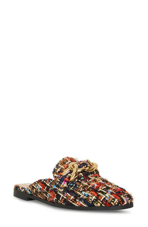 Steve Madden Cassady Loafer Mule in White Multi at Nordstrom, Size 8 | Nordstrom