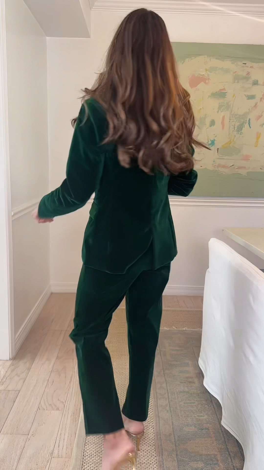 Can’t believe this @targetstyle find!! So good! Quality a 10/10. Looks like a suit you’d get from Jcrew! Jacket is $49 pants are $39. A full suit for under $100! Comes in 2 other colors. I love the emerald green. Runs tts. I’m wearing xs in jacket and size 0 in pants. Perfect holiday look for so many events and parties!  #targetstyle #holidayoutfit #outfitreel #holidaysuit #holidaypartyoutfit #momstyle 

#LTKFindsUnder50 #LTKFindsUnder100 #LTKHoliday