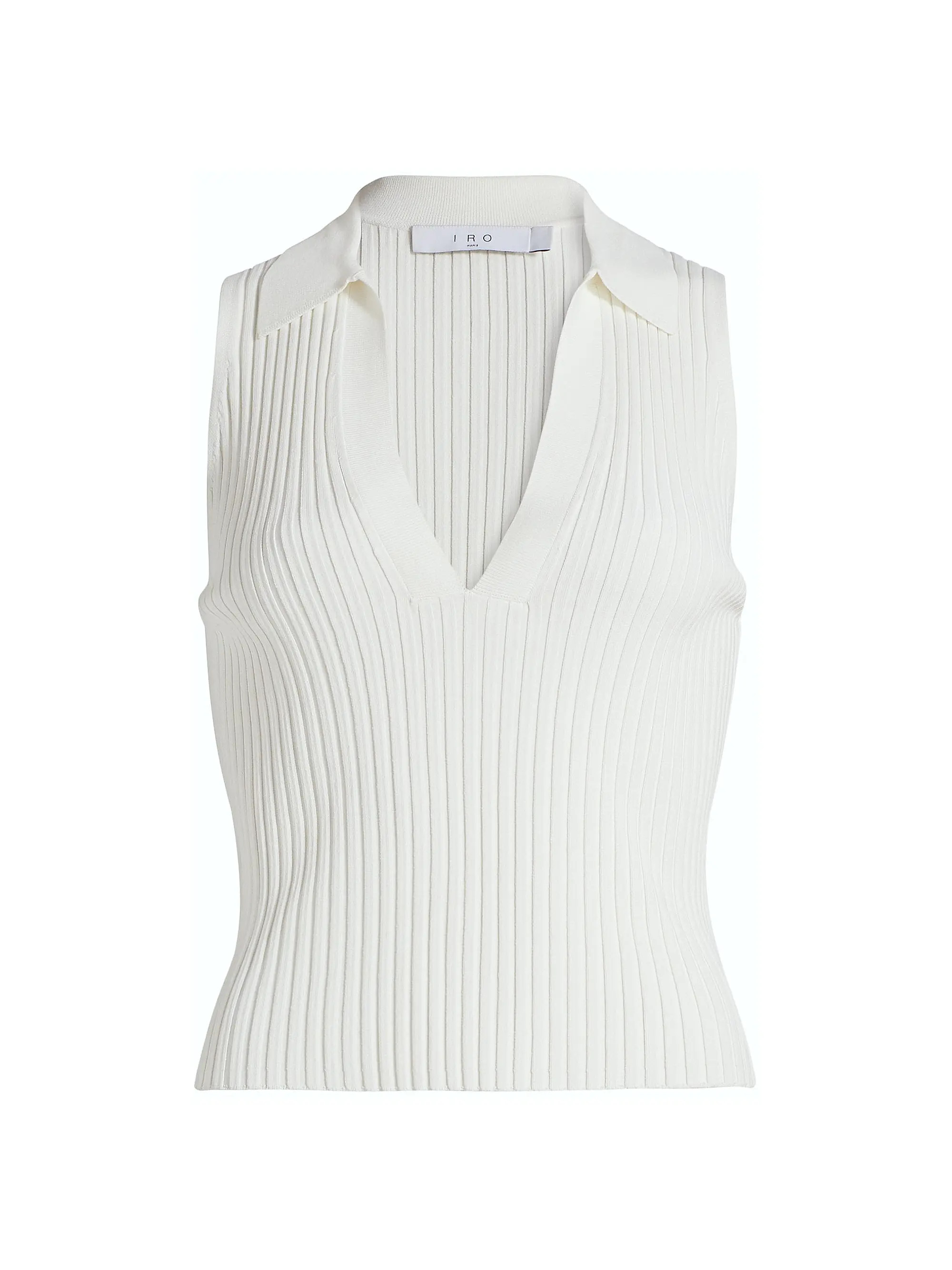 Kenzie Sleeveless Polo Knit Top | Saks Fifth Avenue