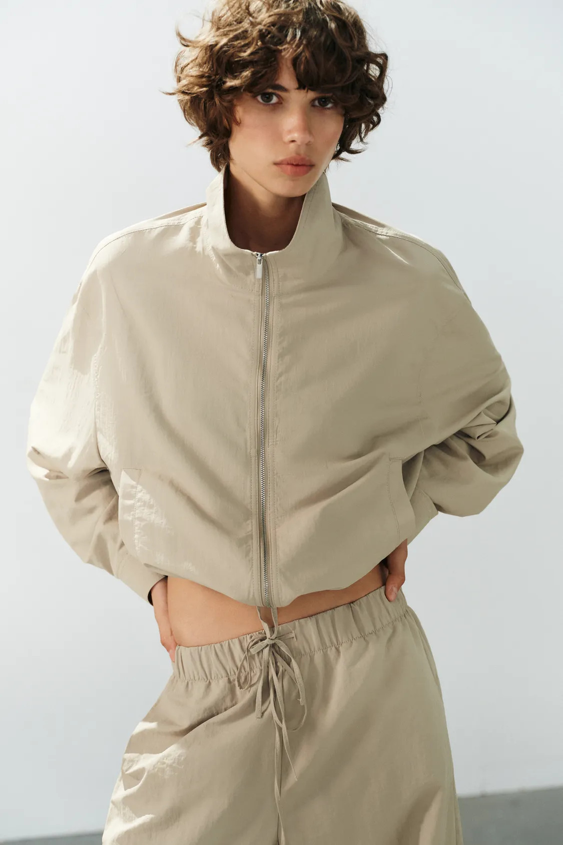TECHNICAL FABRIC JACKET | Zara UK