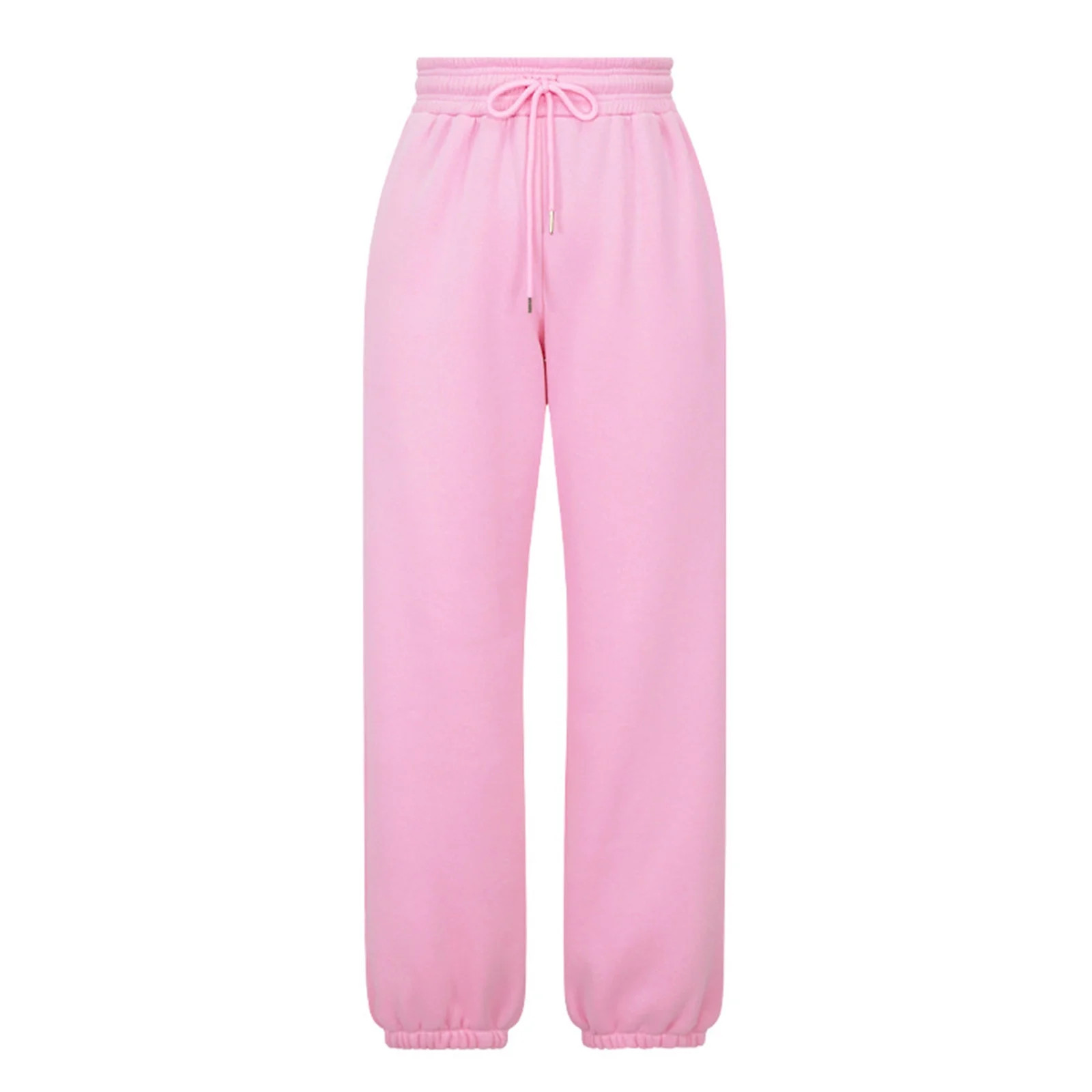 USSUMA Sweatpants Women Juniors Baggy Sweatpants Active Sports Trousers Inner Plush Thickened Hig... | Walmart (US)