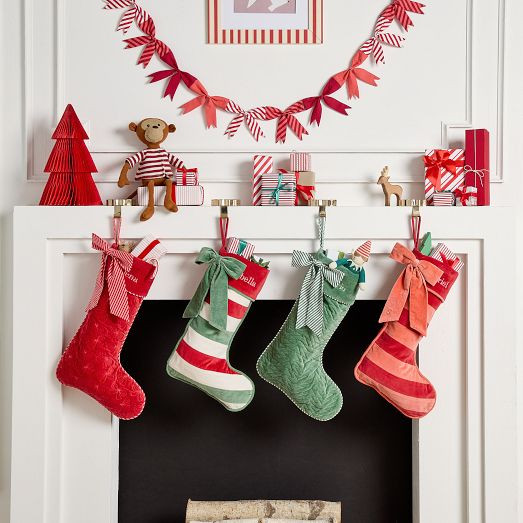 Velvet Quilted Stocking Collection | West Elm (US)