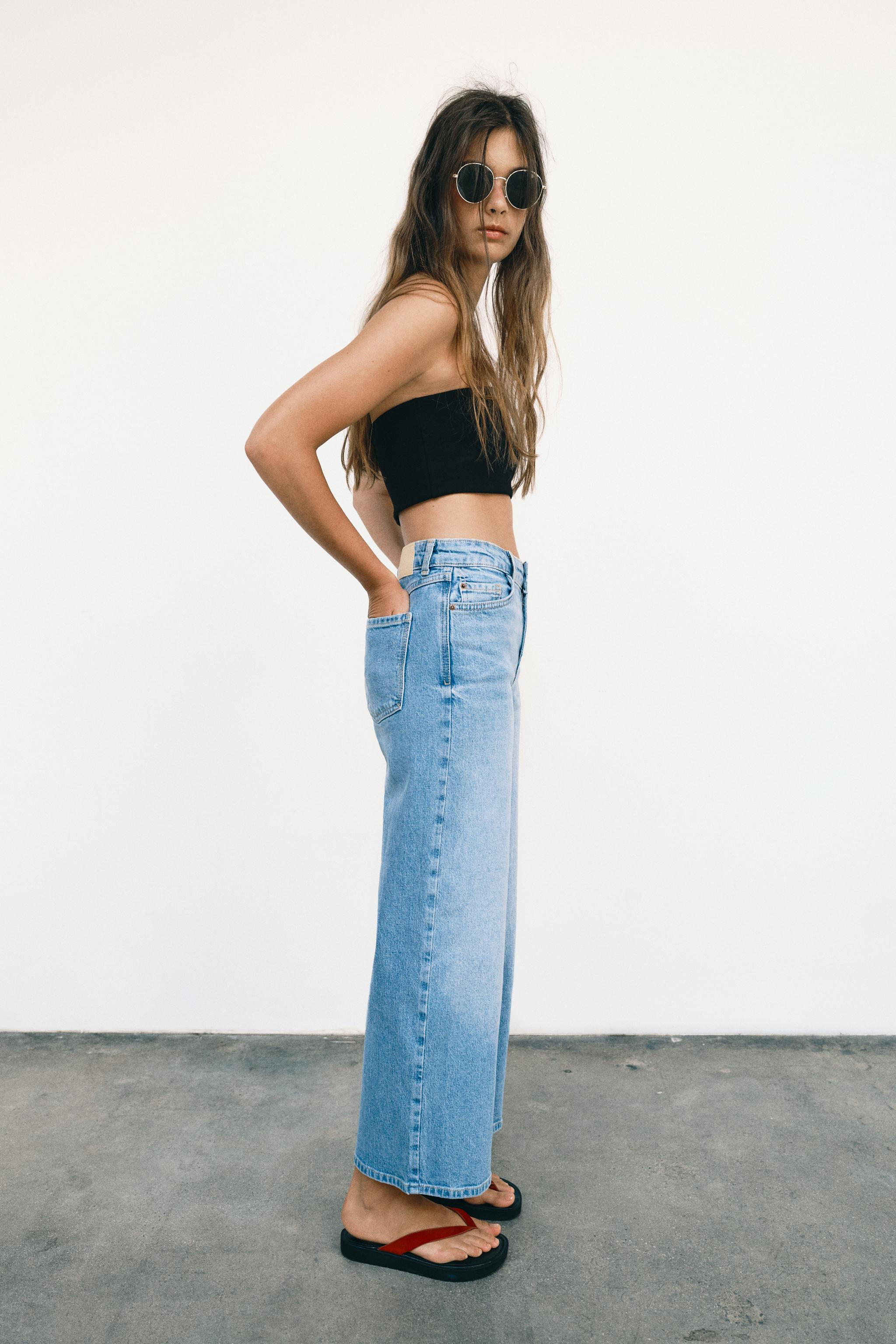 Z1975 HIGH-WAIST CULOTTES | Zara UK