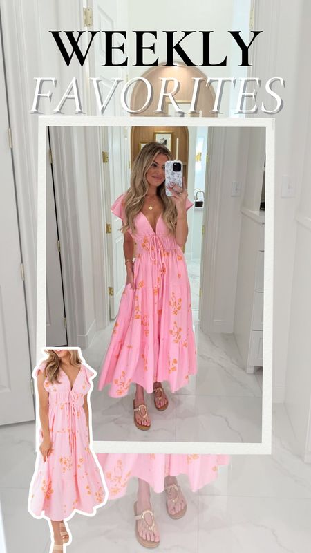 This weeks favorite products! How gorgeous is this dress for summer! use code JESSCRUM for 15% off! (wearing size small) 

top sellers, weekly favorites, things I’m loving 

#LTKStyleTip #LTKFindsUnder50 #LTKFindsUnder100