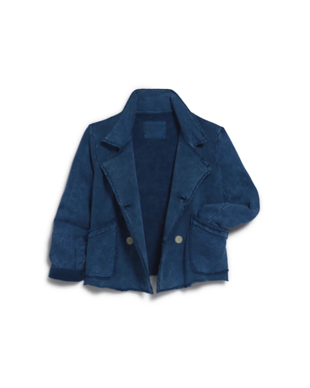 MINI BELFAST CROPPED SWEATSHIRT PEACOAT | FEBE Clothing
