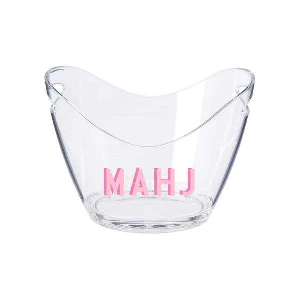 Mahj Wide Ice Bucket | Sprinkled With Pink