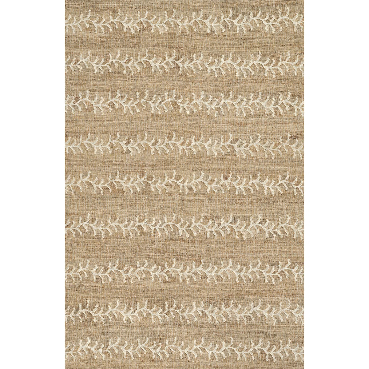 Erin Gates by Momeni Orchard Vine Stripe Jute and Wool Hand Woven Ivory Area Rug | Wayfair North America