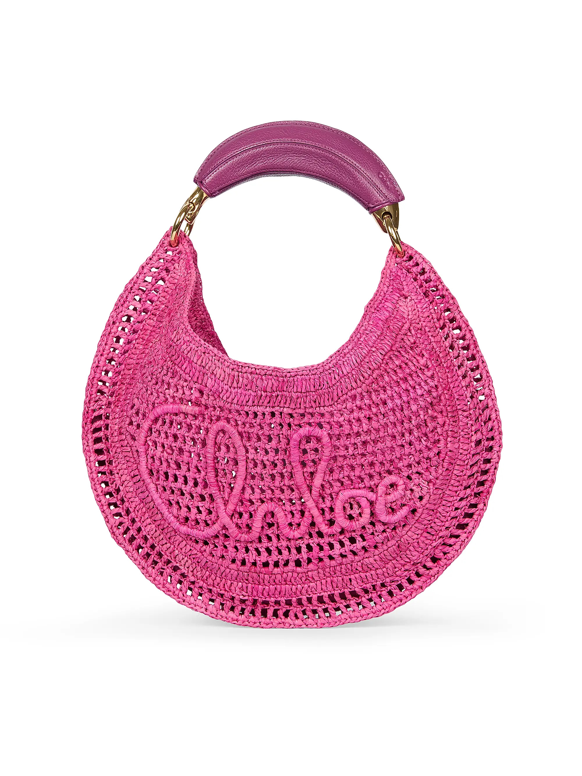 Summer Banana Logo-Crocheted Hobo Bag | Saks Fifth Avenue