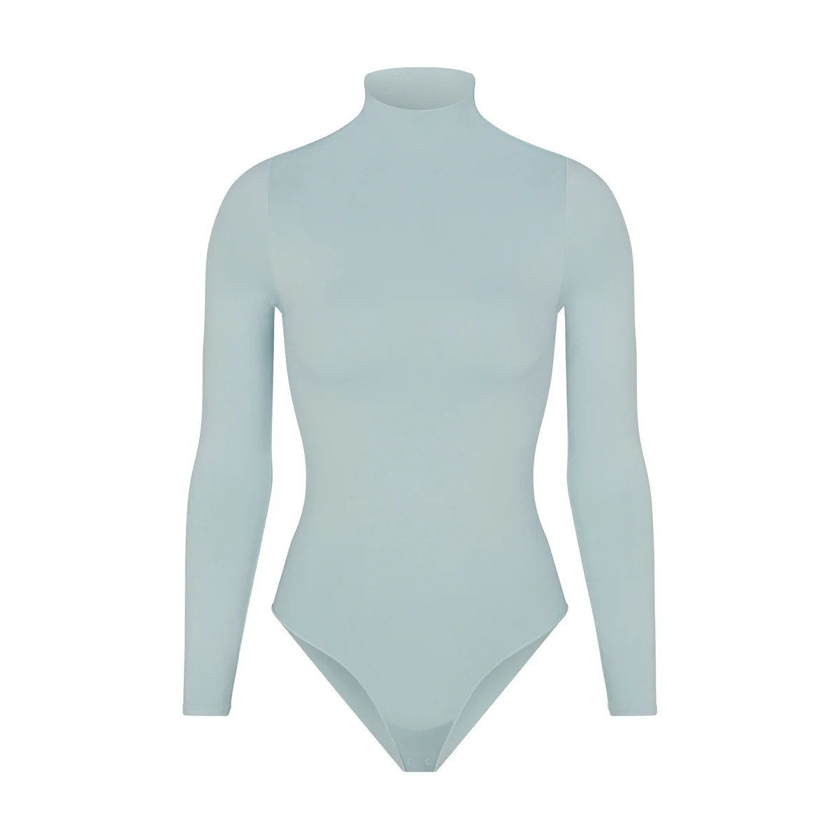 ESSENTIAL MOCK NECK LONG SLEEVE BODYSUIT $78 | SKIMS (US)