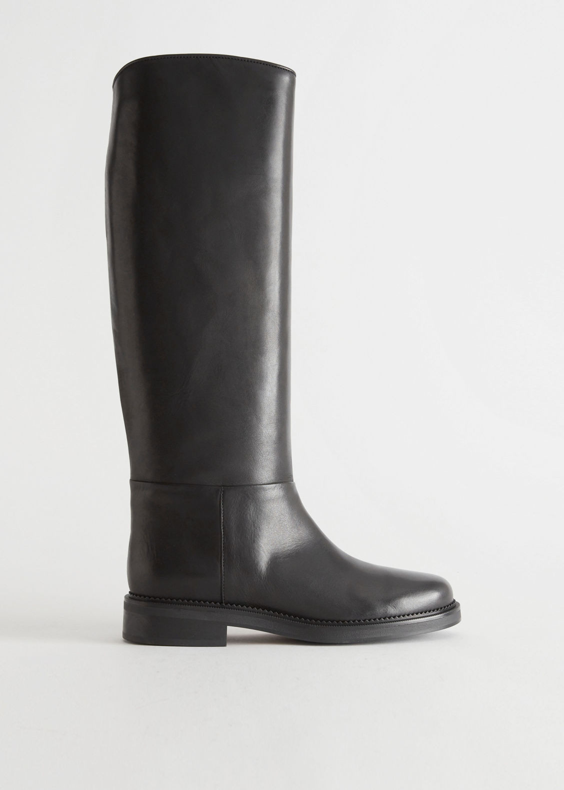 Leather Riding Boots - Black | & Other Stories (EU + UK)