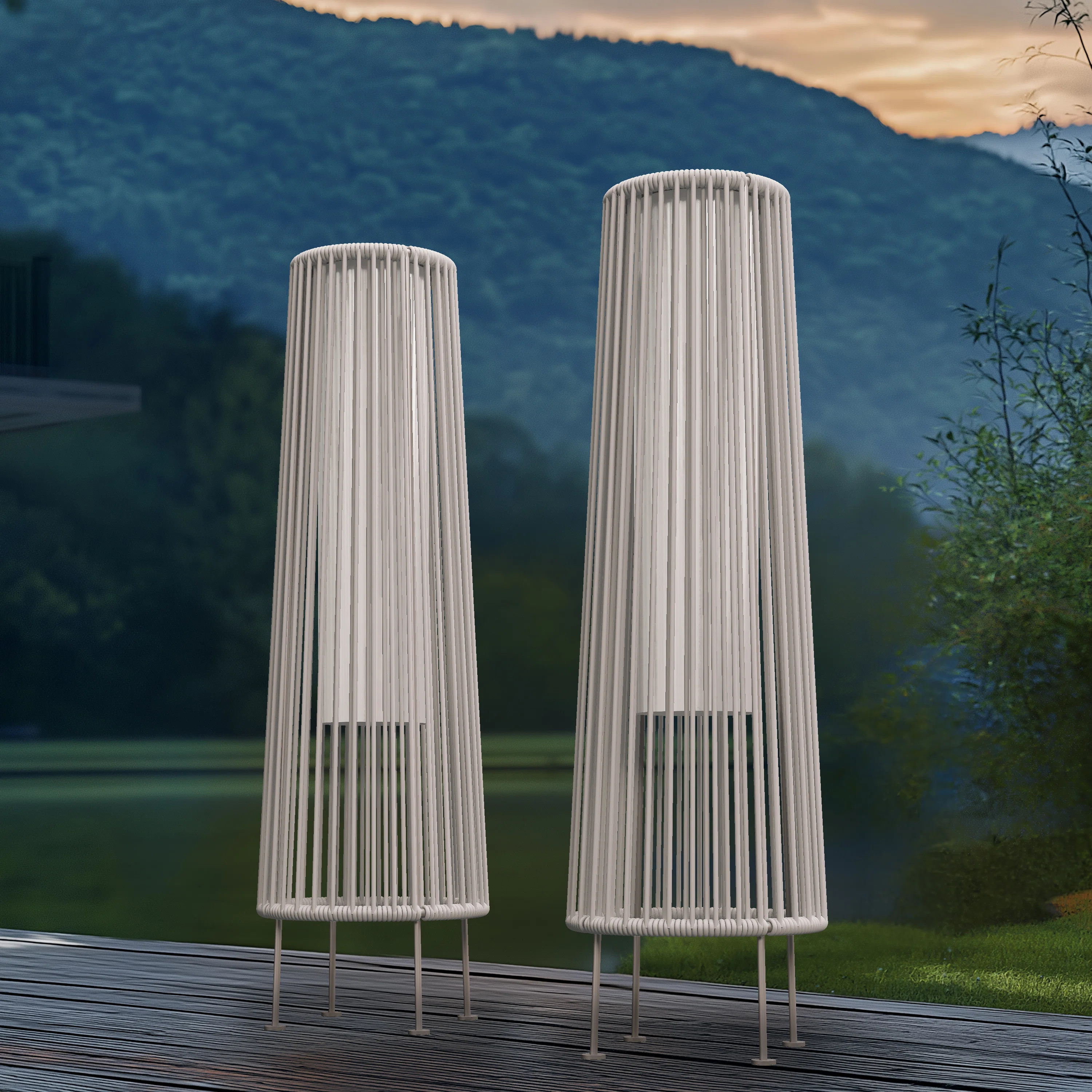Floor Solar Light (Set of 2) | Wayfair North America