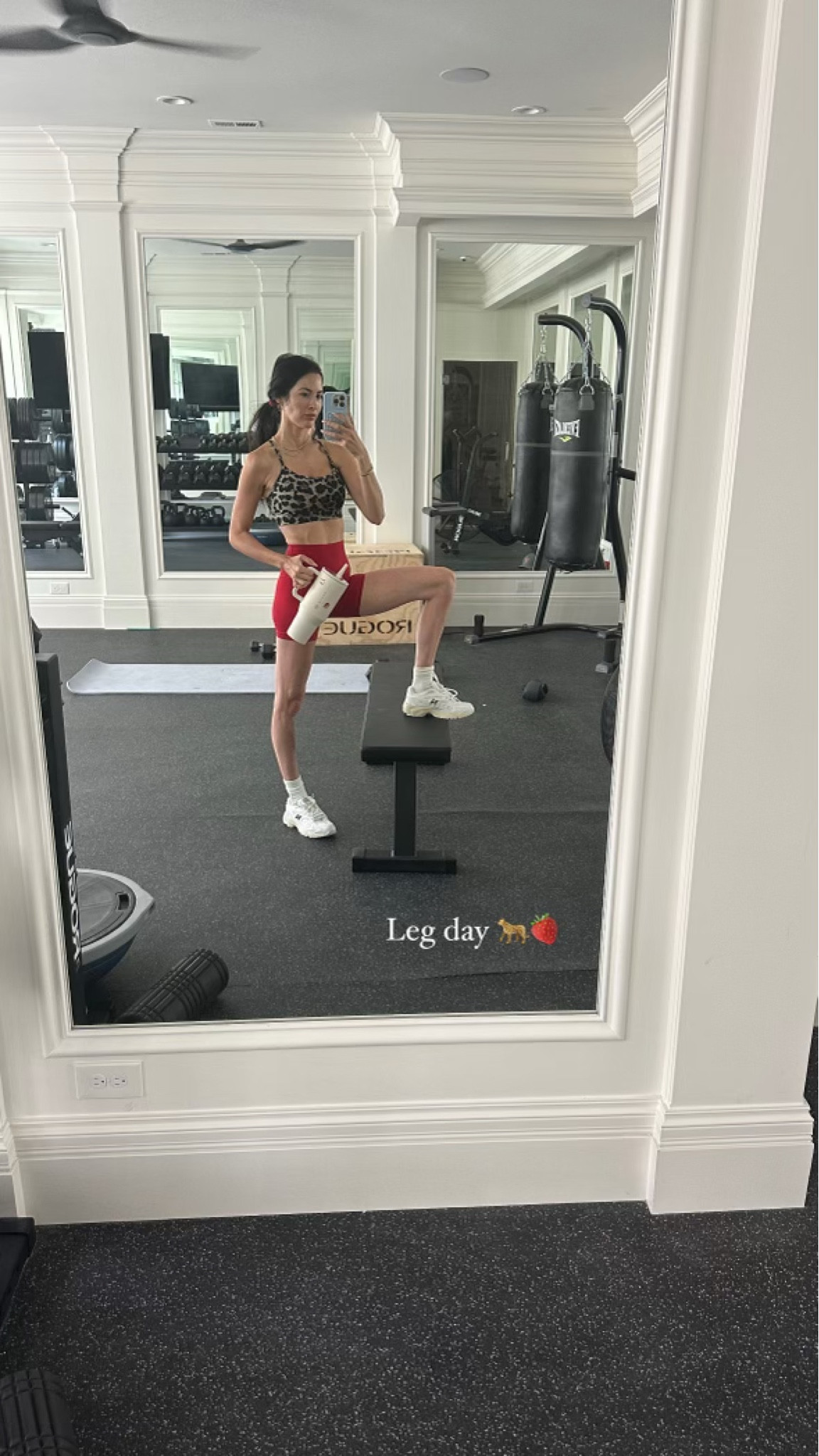 Leg day workout fit 🐆🍓

#LTKSeasonal #LTKFitness #LTKActive