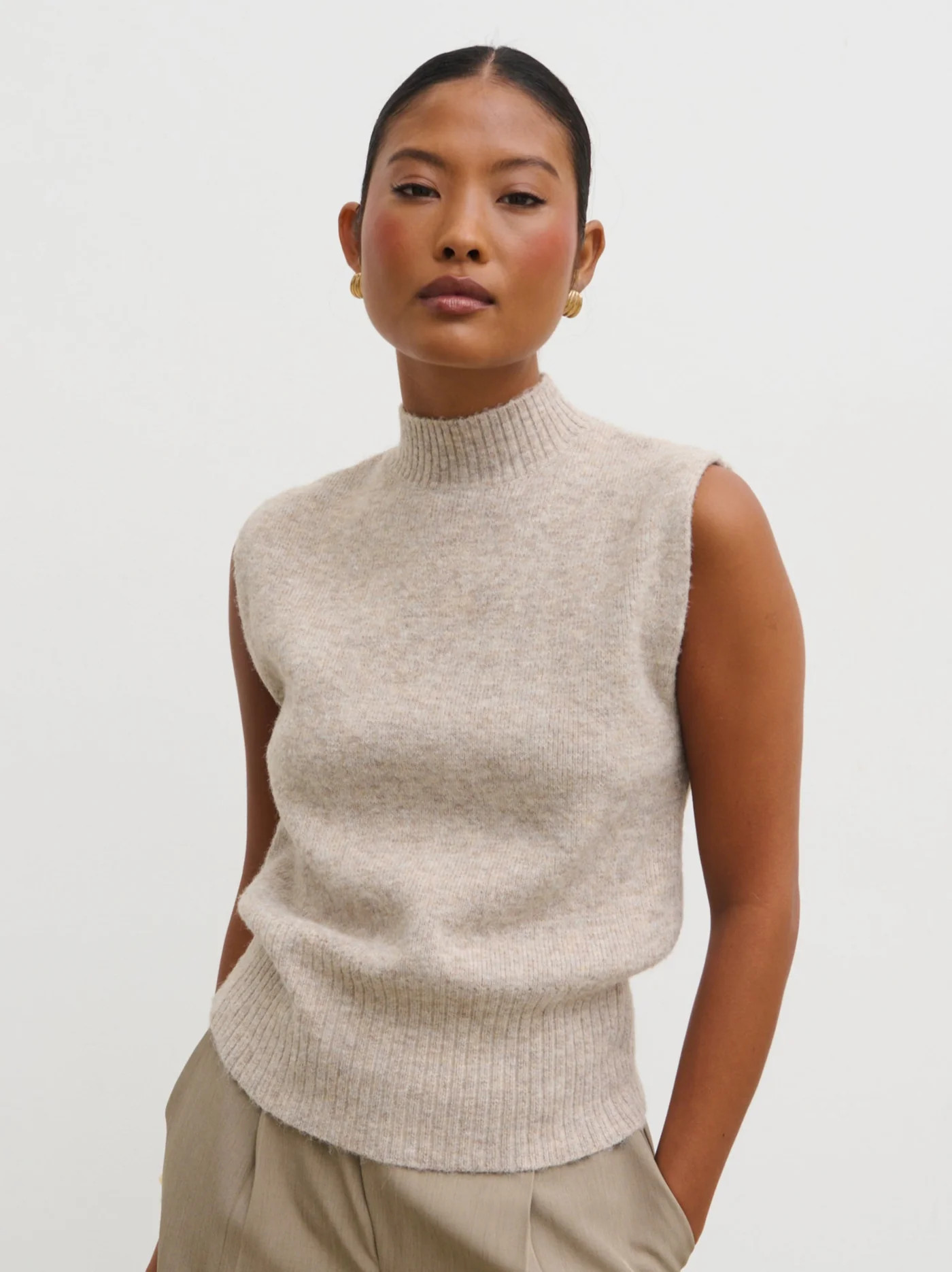 Shala High Neck Knit Top | Pretty Lavish (UK)