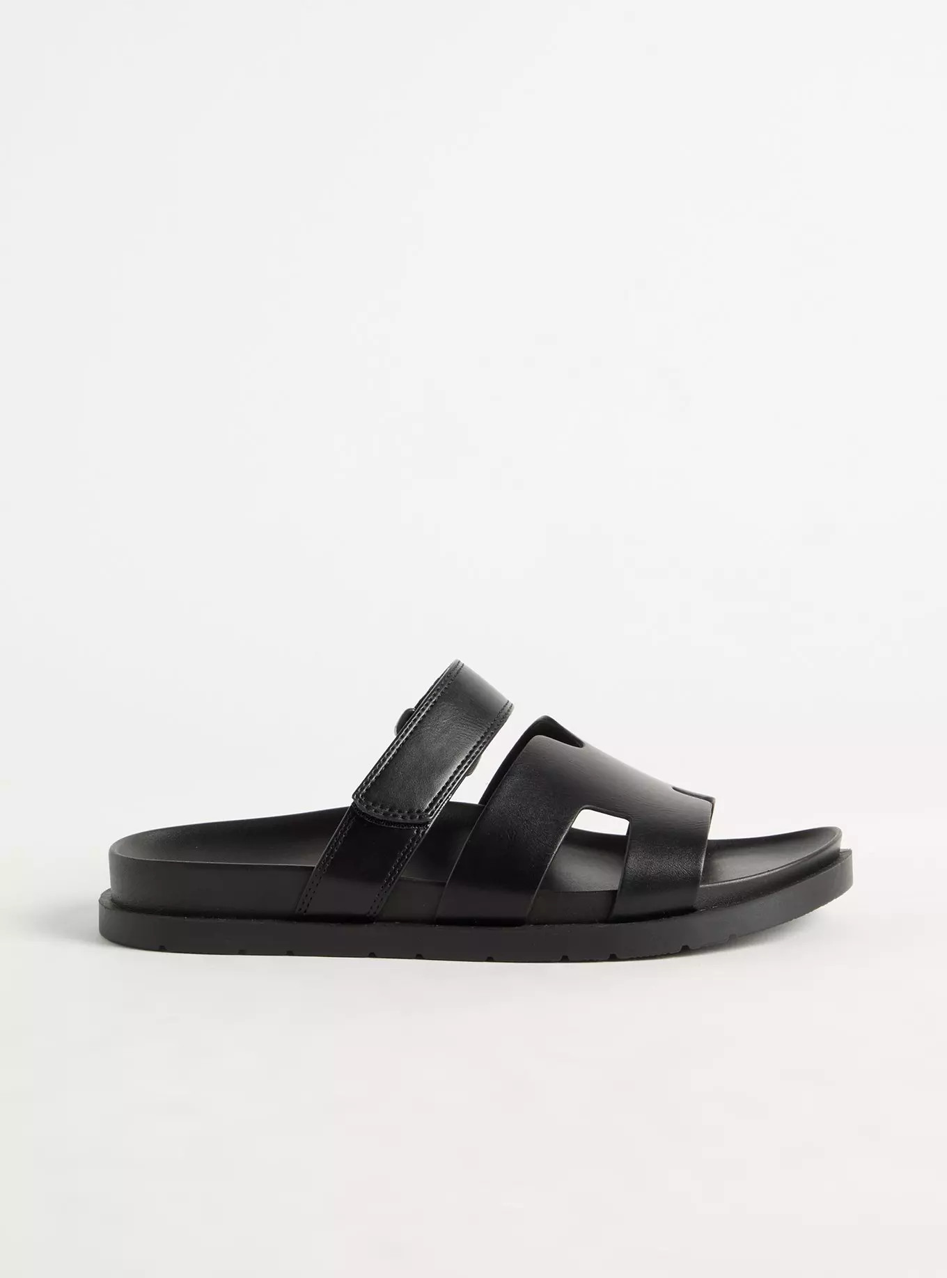 Adjustable H-Band Footbed Slide (WW) | Torrid (US & Canada)