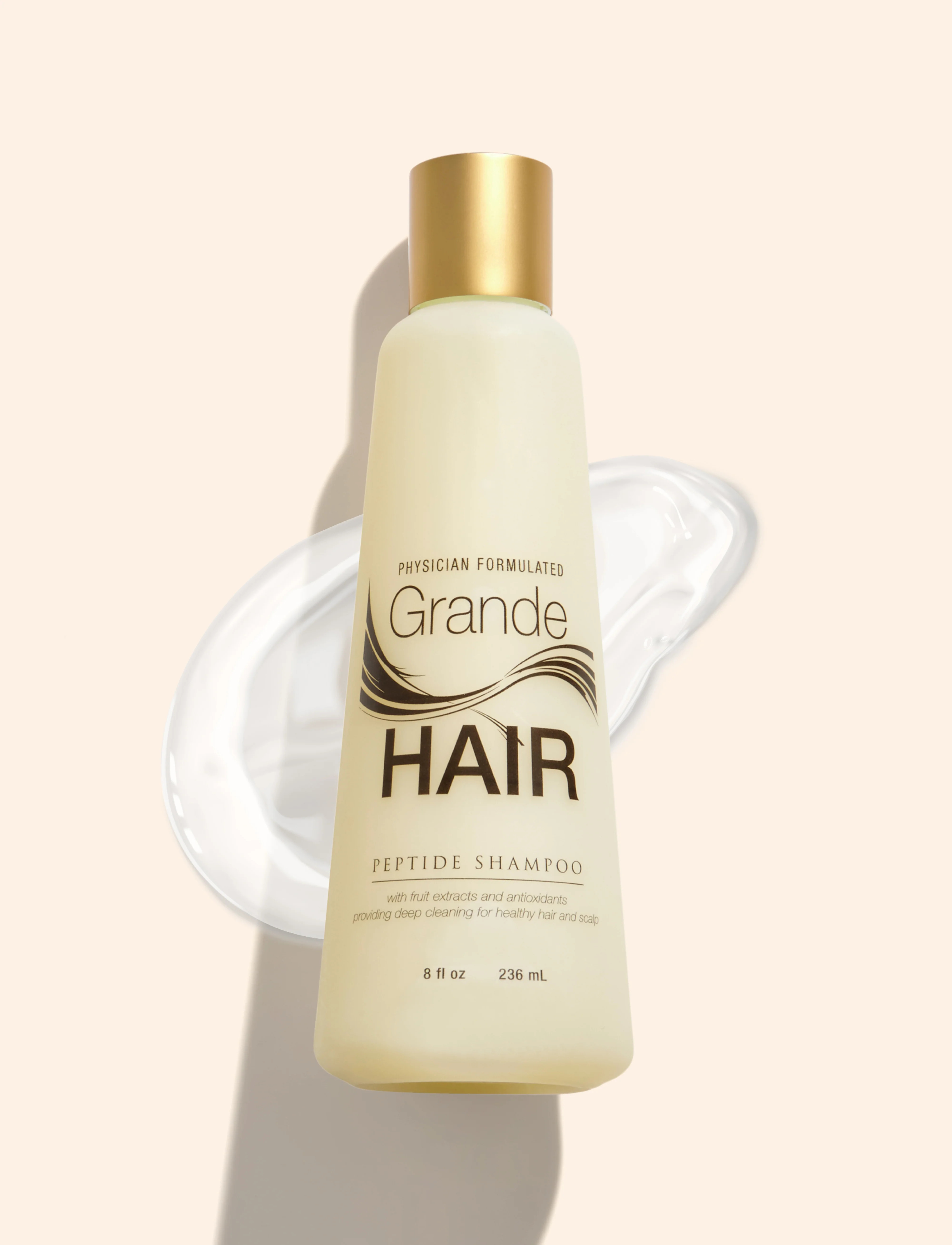 GrandeHAIR Peptide Cleansing Shampoo | Grande Cosmetics, LLC