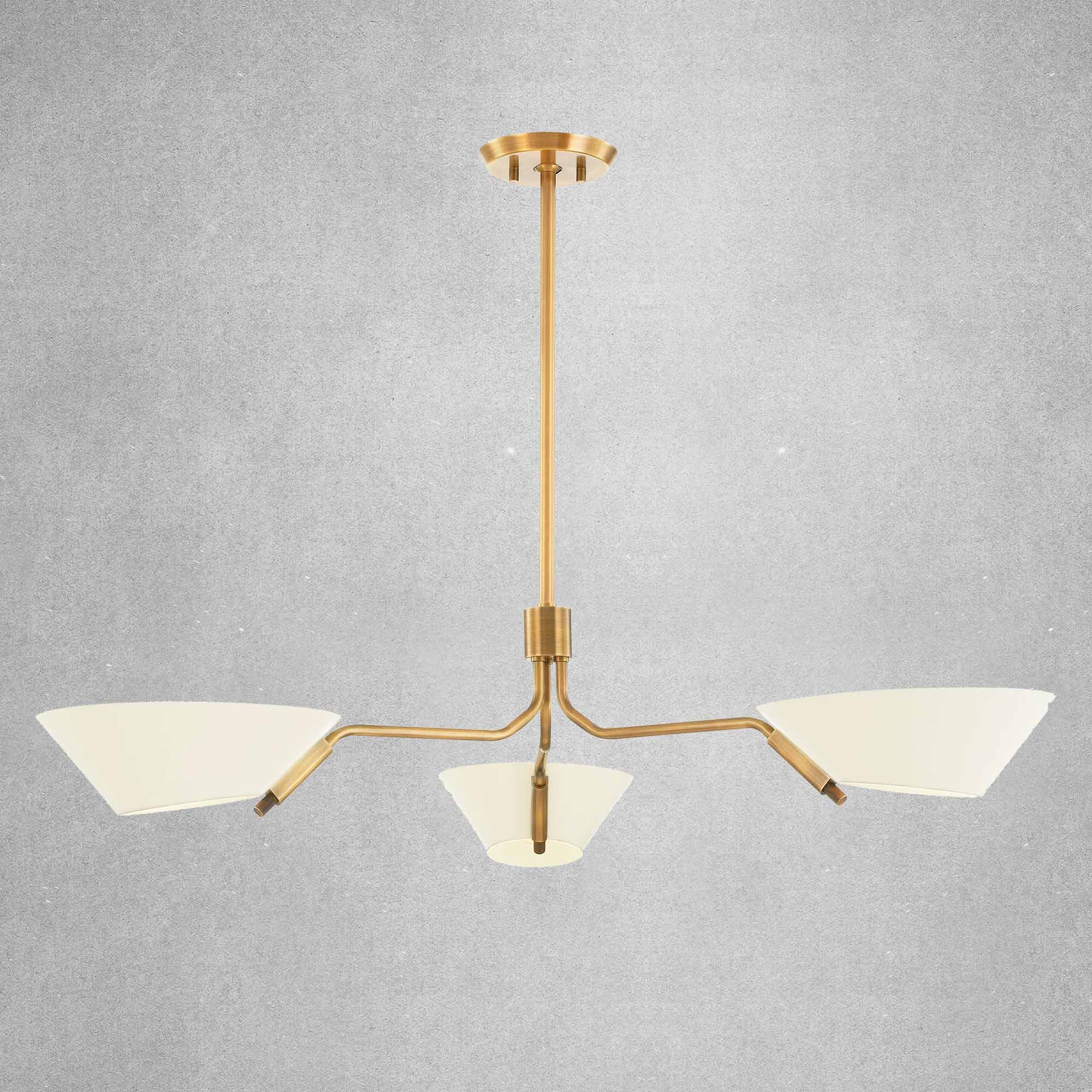 Fractal Gold Pendant Light | Rowabi