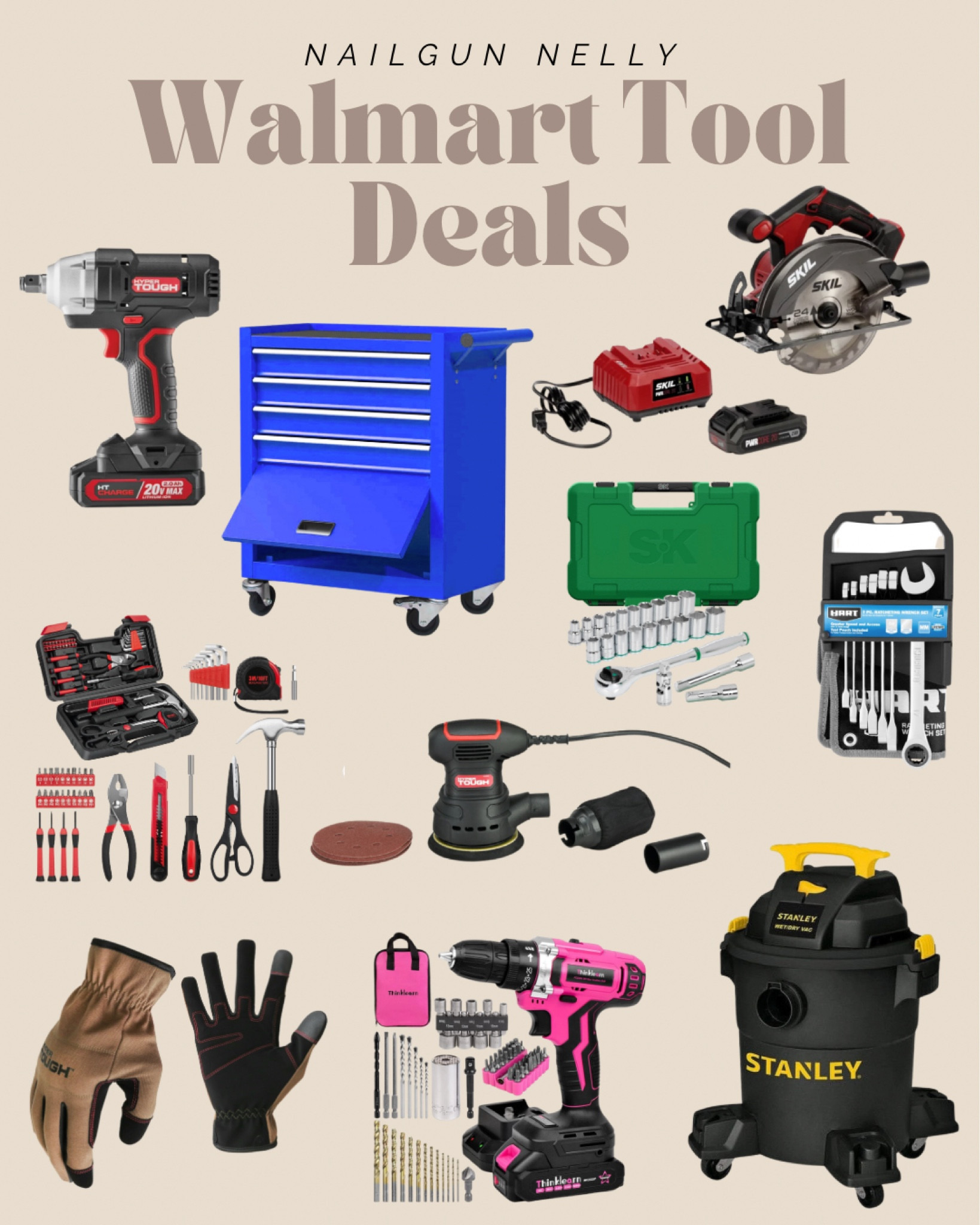 Walmart tool deals! Such amazing prices on all of these home improvement finds 🙌🏼


Tools, diy finds, electric sander, drill, tool storage, pink tools, shop vac, saw, sale finds, Walmart home, Walmart+ 

#LTKSaleAlert #LTKU #LTKHome