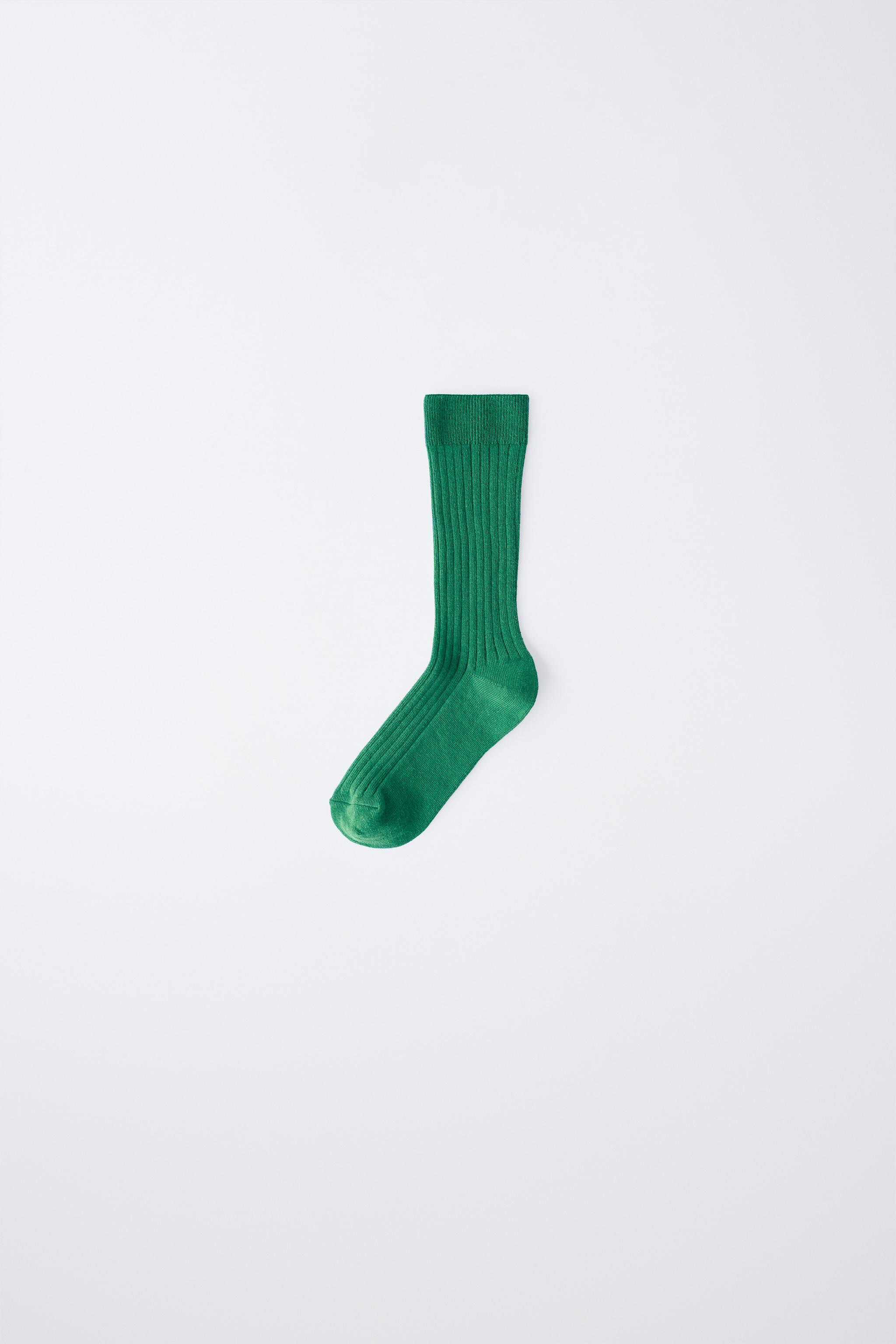 LONG RIBBED SOCKS | Zara US