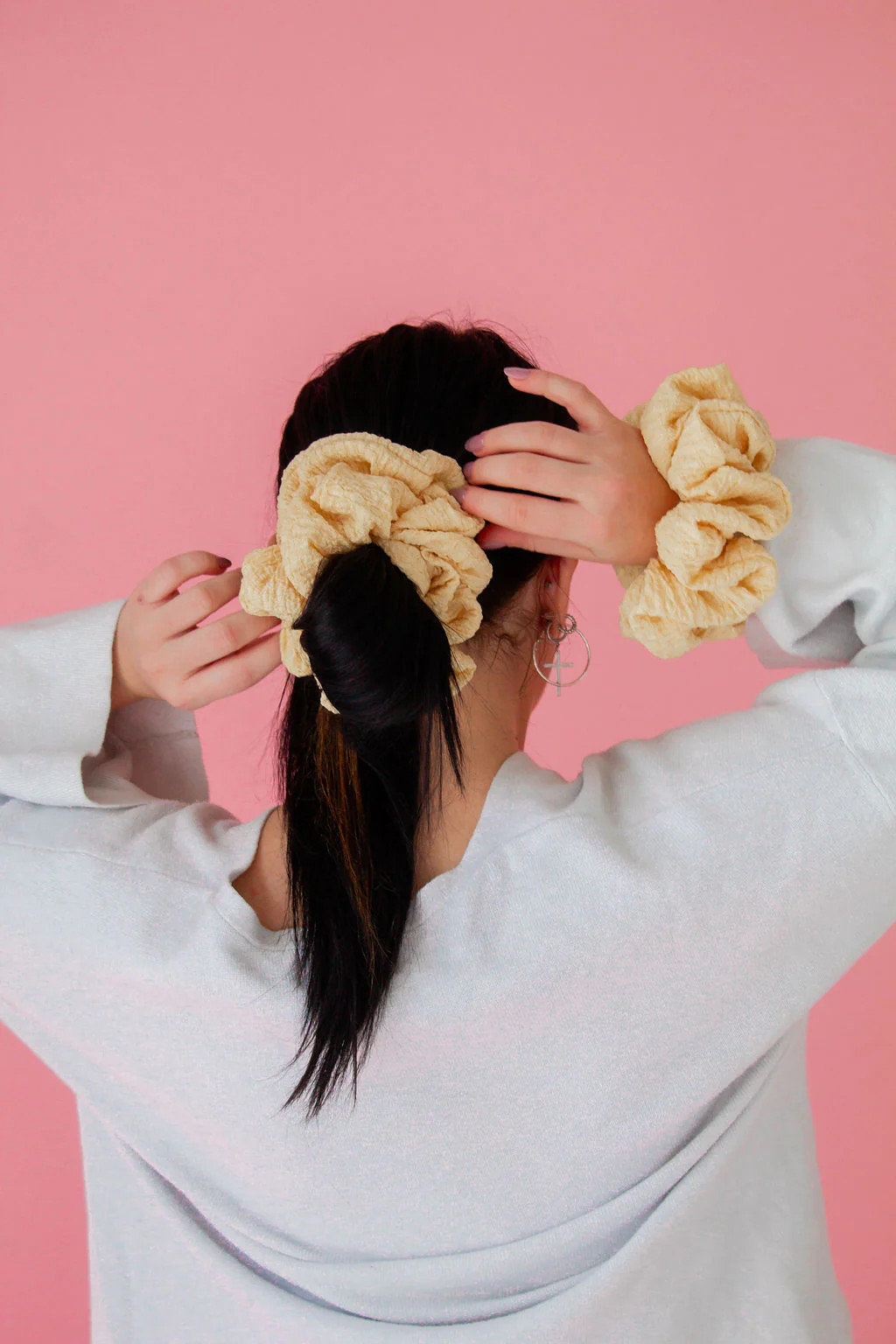 Buttercream Jumbo Scrunchie | Shop Andi