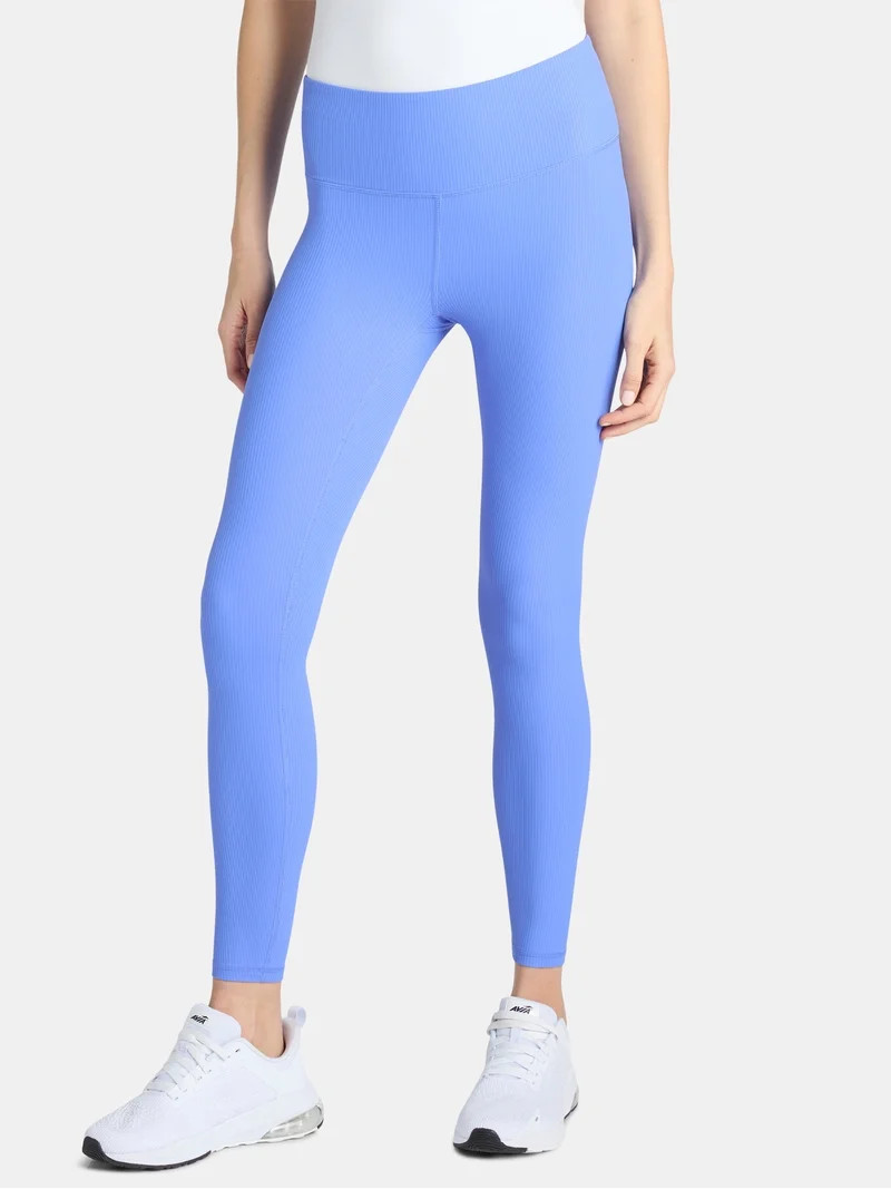 Avia Women's Ribbed 7/8 Leggings, Sizes XS-XXXL | Walmart (US)
