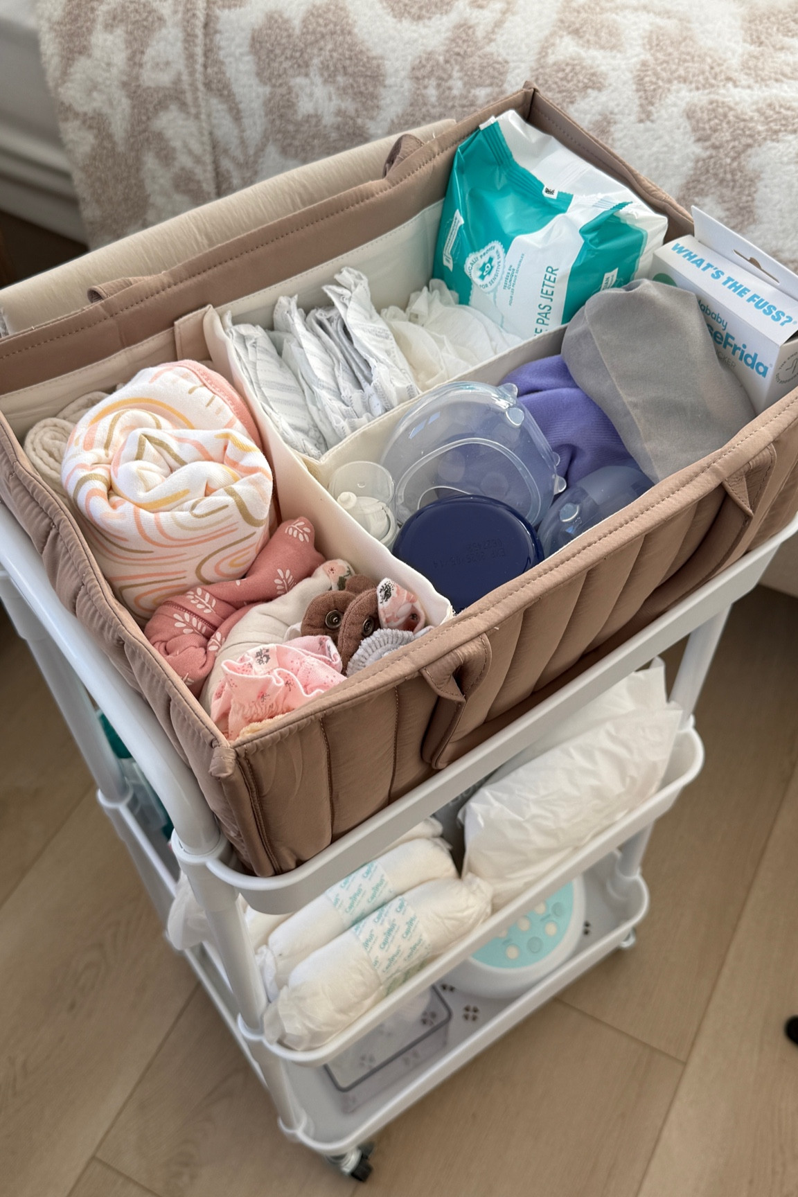 bedside nursery cart essentials #babyessentials #breastfeeding #newbornessentials #bedsidenurserycart #mom  

#LTKKids #LTKHome #LTKBaby